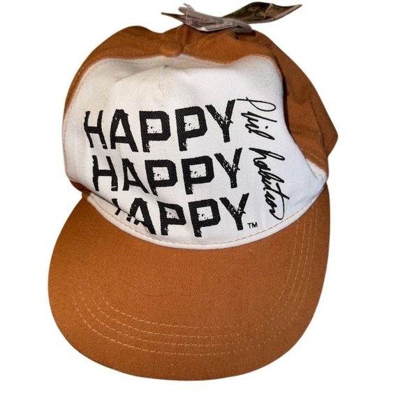Phil Robertson Signed Duck Commander Happy Happy Happy Hat Cap OS Duck dynasty